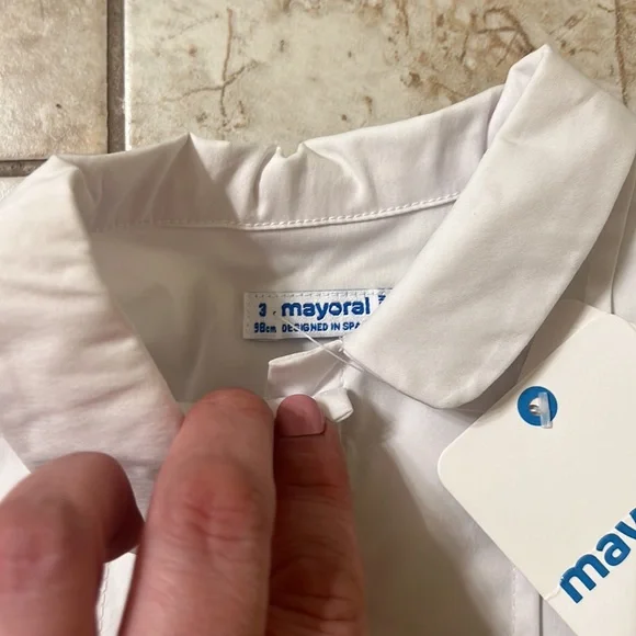 NWT Mayoral Girl’s Striped Dress. - Picture 4 of 6